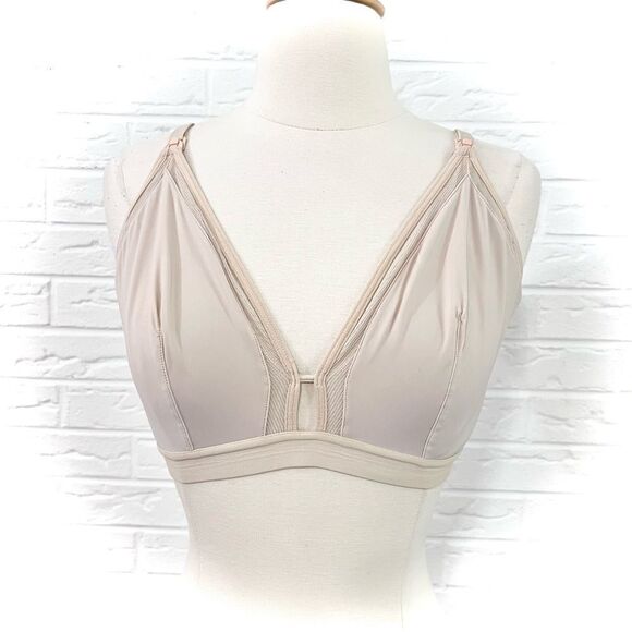 Lively The Mesh Trim Nursing Bra Toasted Almond Size 3 - Picture 2 of 6